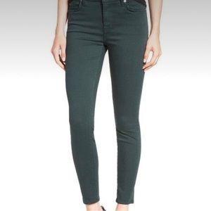 Green 7 for all mankind super skinny jeans sz 28 NWT